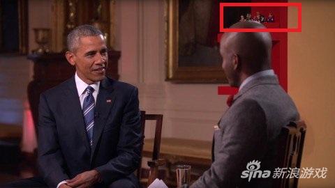 有眼尖的人发现在白宫内竟然陈列这大批疑似马里奥系列的玩具