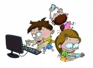 一到放假，平板、手机、电脑就会将孩子的所有时间霸占