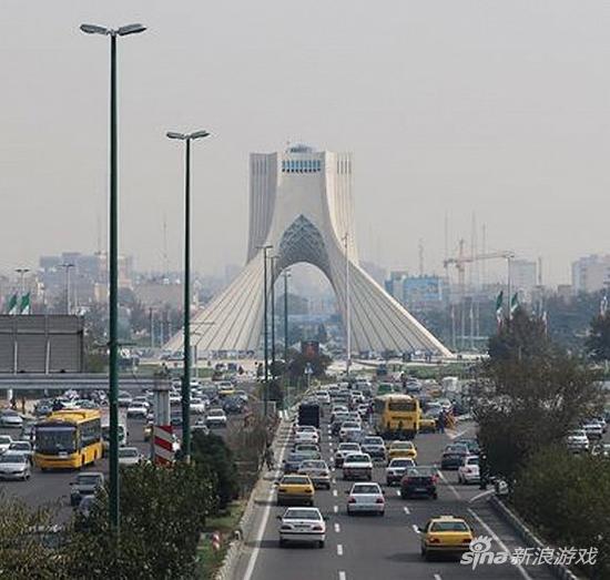 阿扎迪自由纪念塔，德黑兰，伊朗。图片来源：Polygon