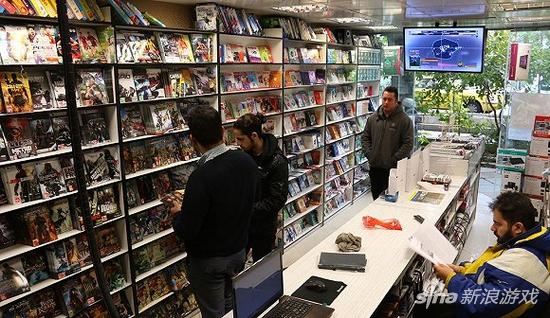 伊朗的一家游戏商店。图片来源：Polygon