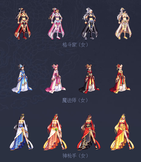 dnf春节礼包各职业三国群英装扮套装展示