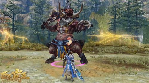 图5 凶兽来袭，组队夺取仇恨值击杀BOSS