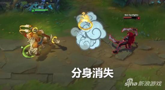 然后身份消失的特效是会化作一团祥云，非常的nice。