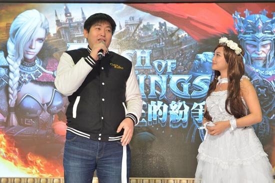 《列王的纷争》游戏制作人彭悦现身同庆