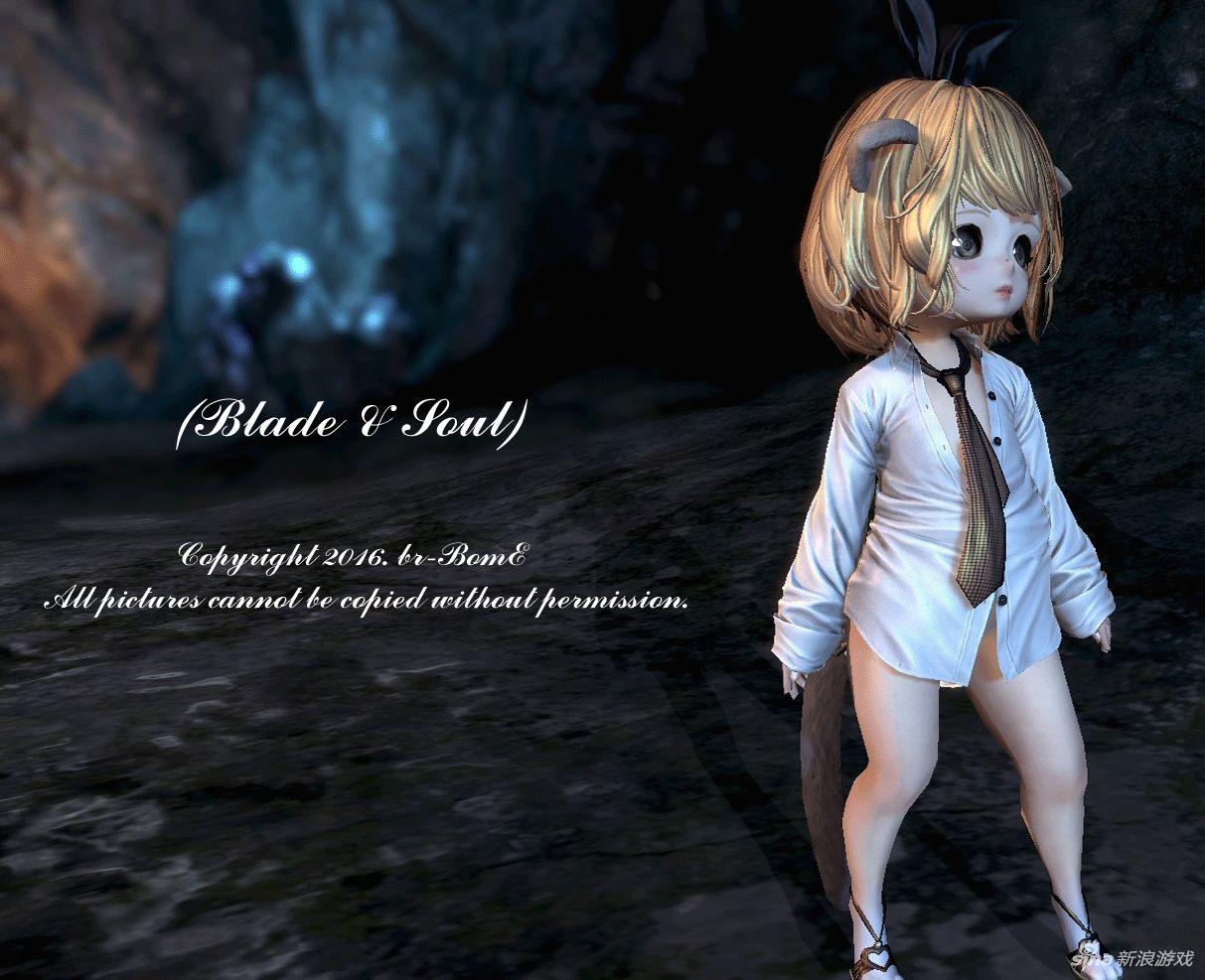 懵懂的性感 剑灵新时装他的衬衫灵族展