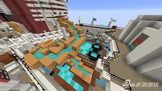 游《我的世界》中的迪士尼奇迹号