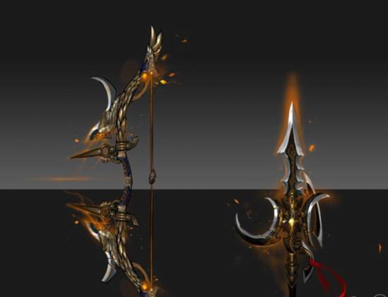 未来门派史诗武器概念稿——神威