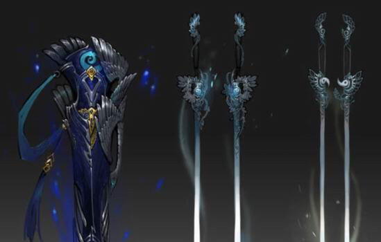 未来门派史诗武器概念稿——真武