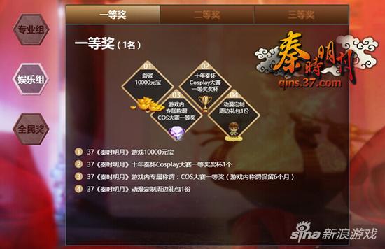 图5 娱乐组三大奖项