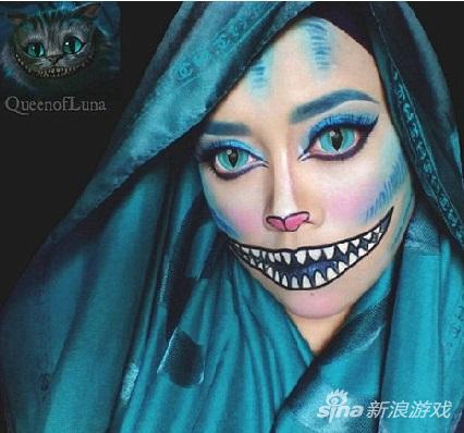 妹子化妆技术碉堡了！