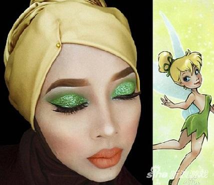 妹子化妆技术碉堡了！