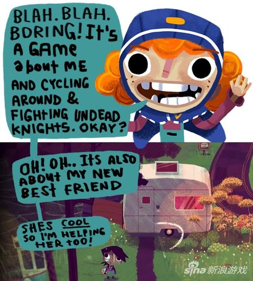 手绘RPG《骑士与单车》