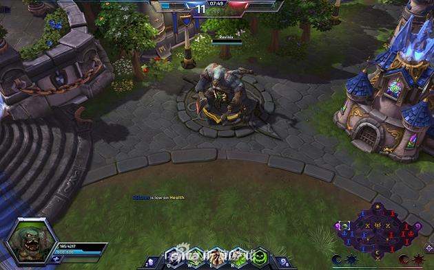 《风暴英雄》聊天栏的技能冷却提示