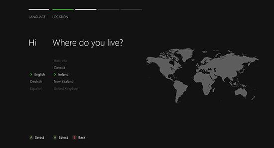 国际版Xbox One安装界面