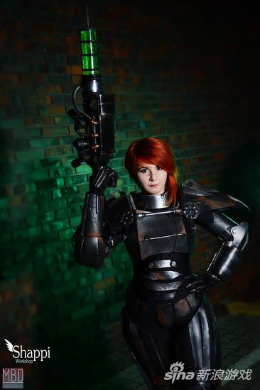 《辐射4》钢铁兄弟会女战士COS