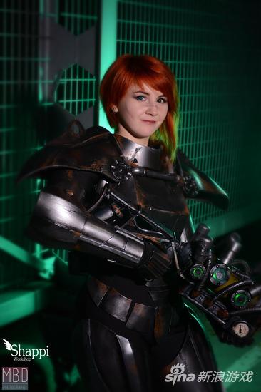 《辐射4》钢铁兄弟会女战士COS