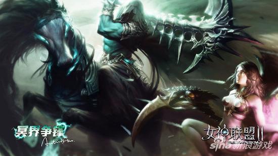 《女神联盟2》大师绘制海报冥界争锋