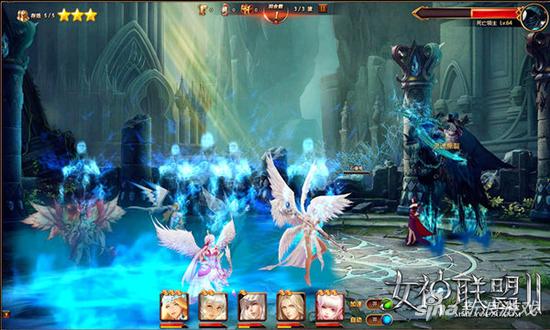 《女神联盟2》死亡领主战斗截图