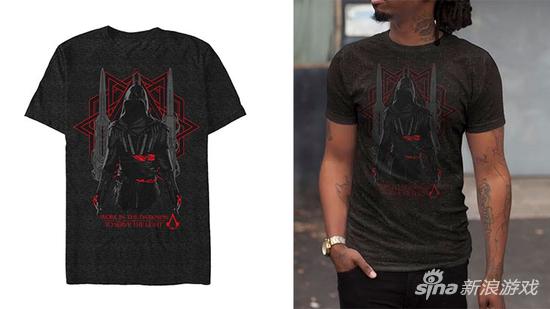 售价120美元的《刺客信条》电影主题连帽衫和T恤