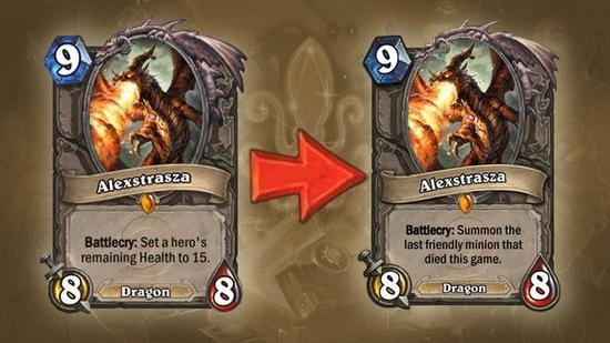 改为：战吼：召唤最近一个死亡的友方随从（感觉还不错）