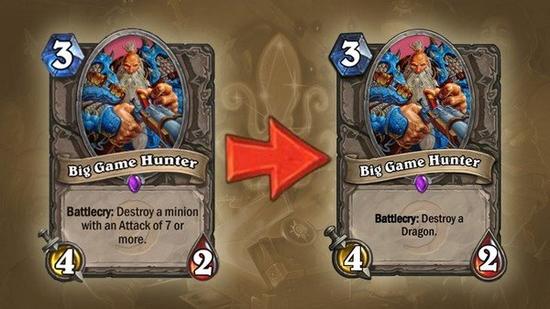 改为：战吼：消灭一只龙