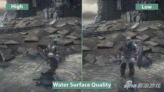 《黑暗之魂3》PC版高低画质对比