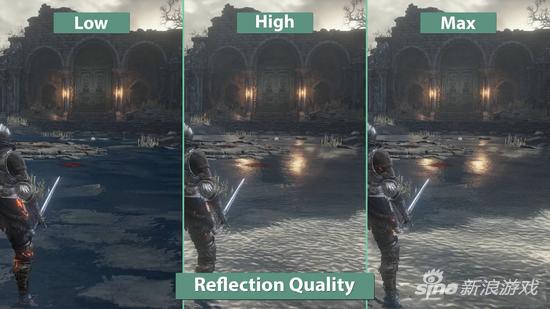 《黑暗之魂3》PC版高低画质对比