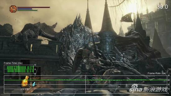 《黑暗之魂3》Xbox One版帧率测试