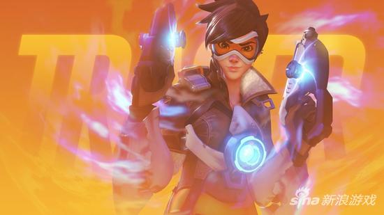 《守望先锋》女角色Tracer