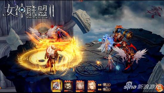 图4：

　　《女神联盟2》天禅武仙战斗截图