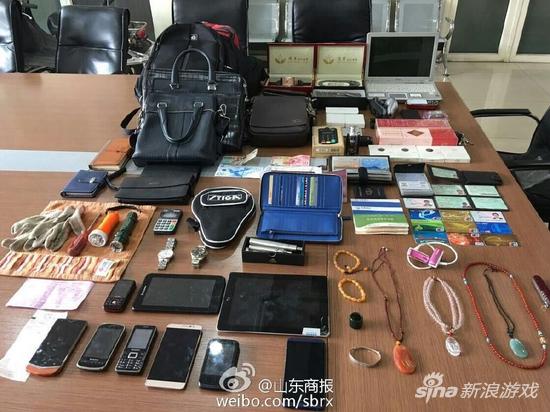 破窗偷盗百余起部分被盗物品