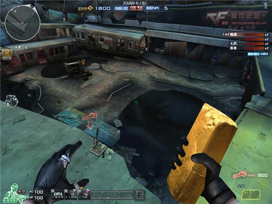 cf挑战模式经典地图巨人城废墟 困难模式通关技巧