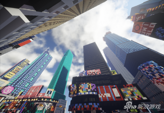 又见神还原 《我的世界》里也有美国时代广场