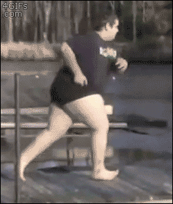 这下脚踝不得骨折……