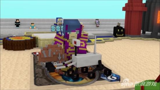 《我的世界》中玩《炉石传说》