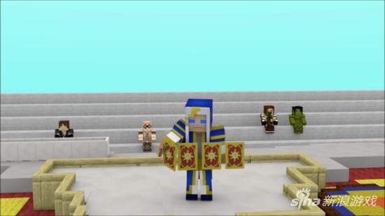 《我的世界》中玩《炉石传说》