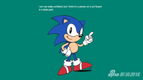 索尼克：我不是很确定，我想是个在滑板公园里踩着冲浪板的人