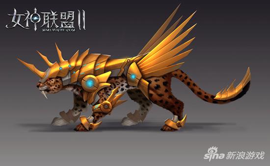 图3：

　　《女神联盟2》新坐骑神甲云豹