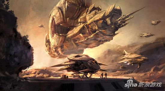 早年流传的《泰坦》设定图