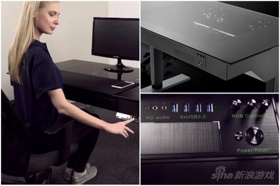 一张桌子变成一台高大上的PC机