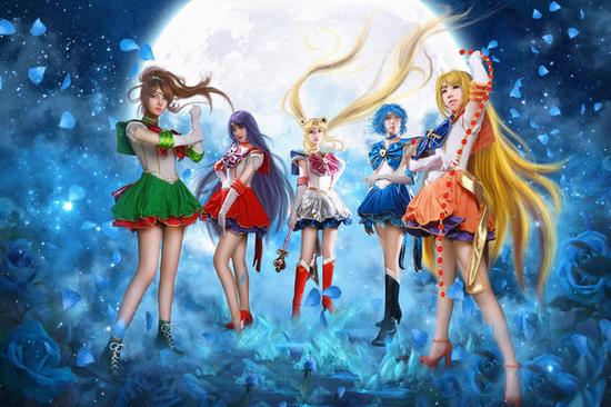 月野兔  cn:  路易SAMA  水野亚美  cn:  花花xys 火野丽  cn:  vivi仲大V 木野真琴  cn:  Yengar 爱野美奈子  cn:  丸子Mandy