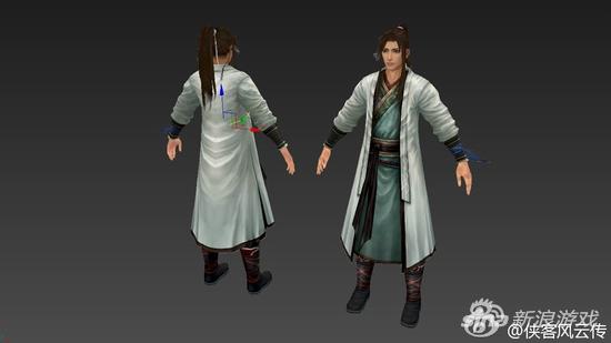 《侠客风云传前传》谷月轩建模图