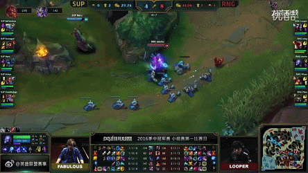 对阵外卡战队时无视敌方上单TP支援的存在，毫无道理地越兵线压制。