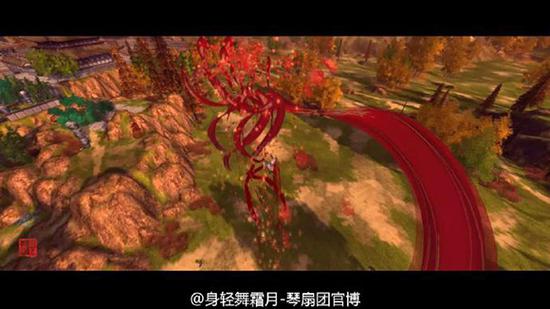 众天策空中盛开