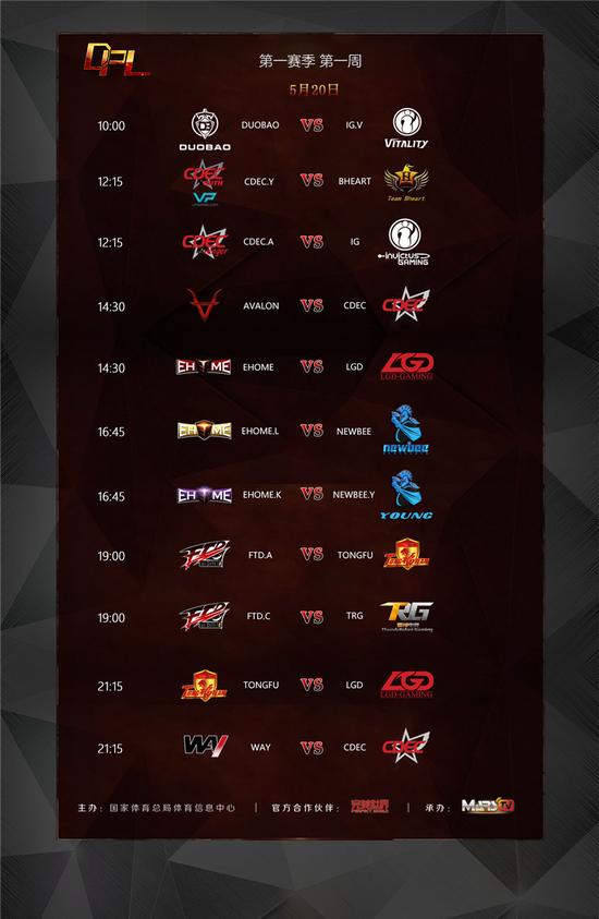 赛事表5.20