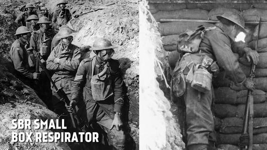 小型橡胶防毒面具