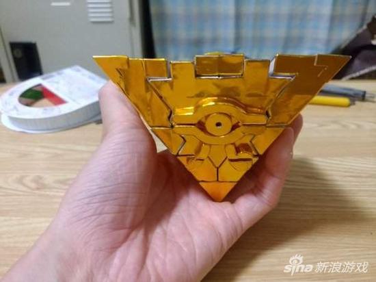 网友自制《游戏王》千年积木可拆模型