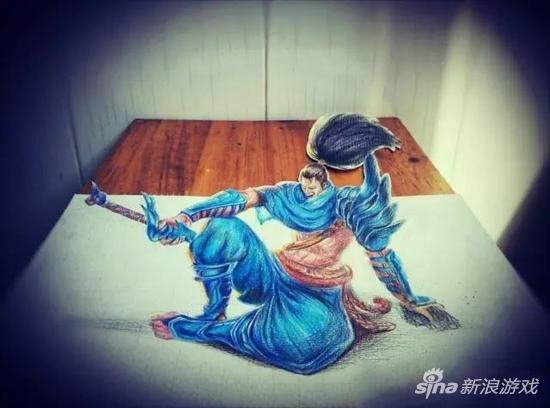 玩家自制的手绘3D画