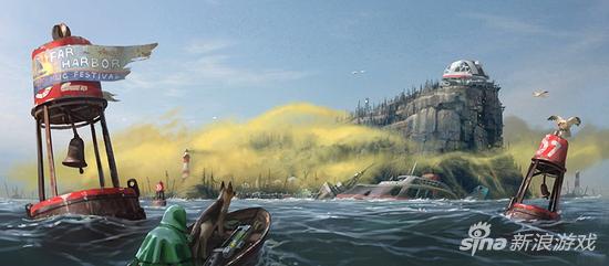 充满放射性毒雾的岛屿