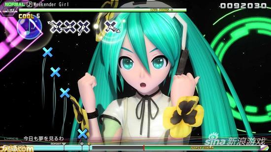 《初音未来 歌姬计划 Future Tone》游戏画面